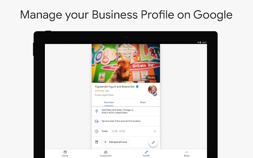 Google My Business - Connect with your Customers Screenshot