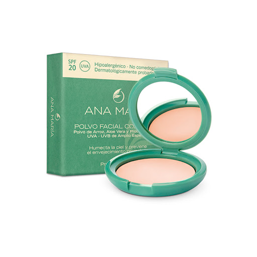 Polvo Compacto SPF 20- Tono Perla Ana Maria x 15 gr   