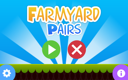 Farmyard Pairs Memory Game