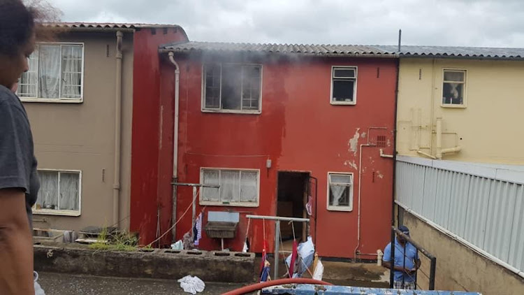 A man suffered severe burns after his Phoenix, Durban, home caught alight on Wednesday.