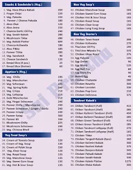 Sai Prastha menu 3