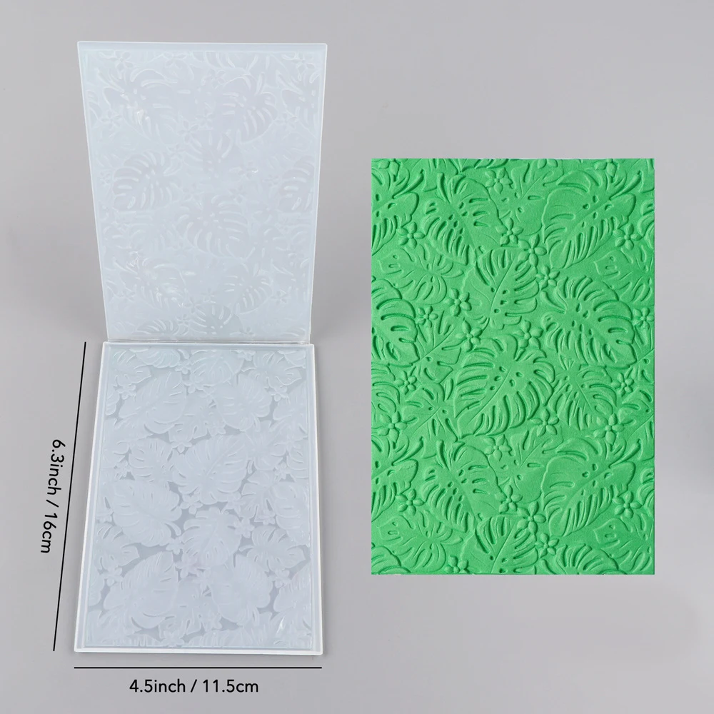 Title 11, Plastic concave-convex embossing template for c...