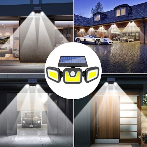 Title 5, Solar wall light for outdoor use. Bright LED, m...