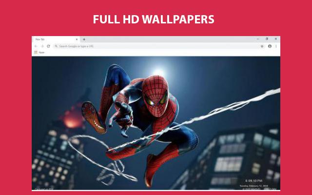 Spider Man Wallpapers and New Tab