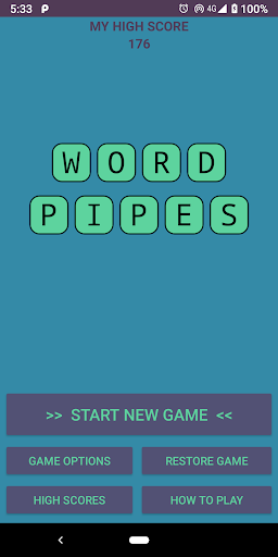 Screenshot Word Pipes: Pure Word Game