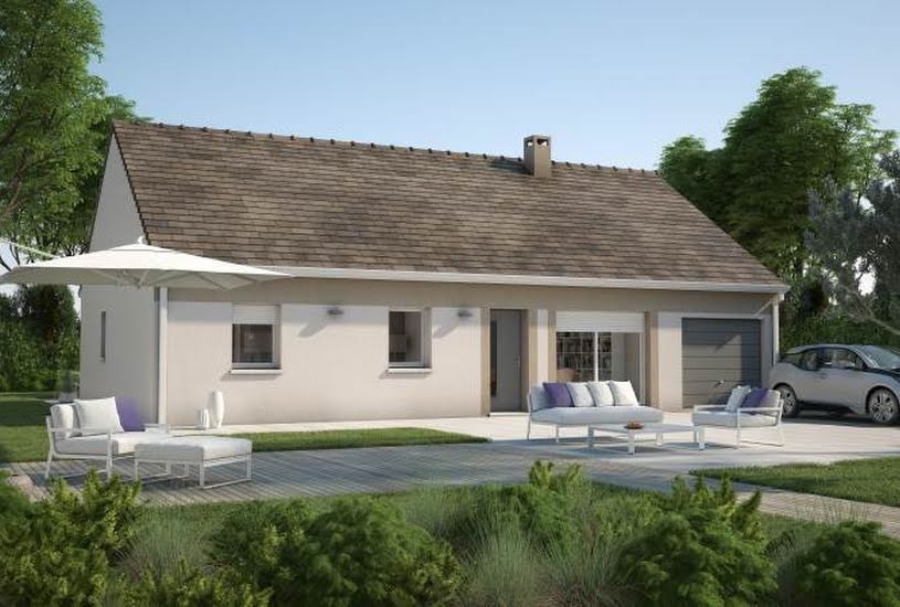  Vente Terrain + Maison - Terrain : 850m² - Maison : 65m² à Sainte-Croix-sur-Buchy (76750) 