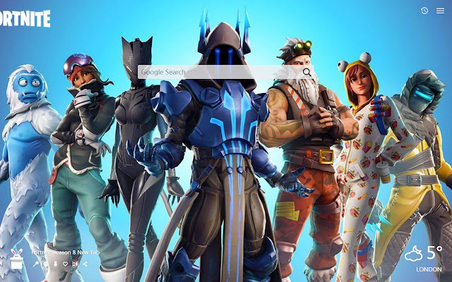 Fortnite Season 8 New Tab, Wallpapers HD