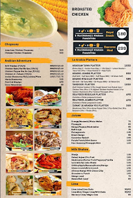 La Arabia menu 1