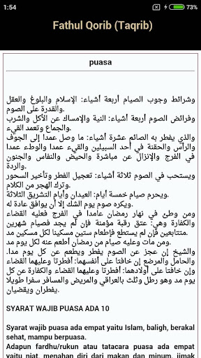 Kitab Fathul Qorib dan Terjemahan
