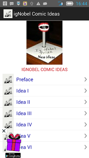 igNobel Comic Ideas