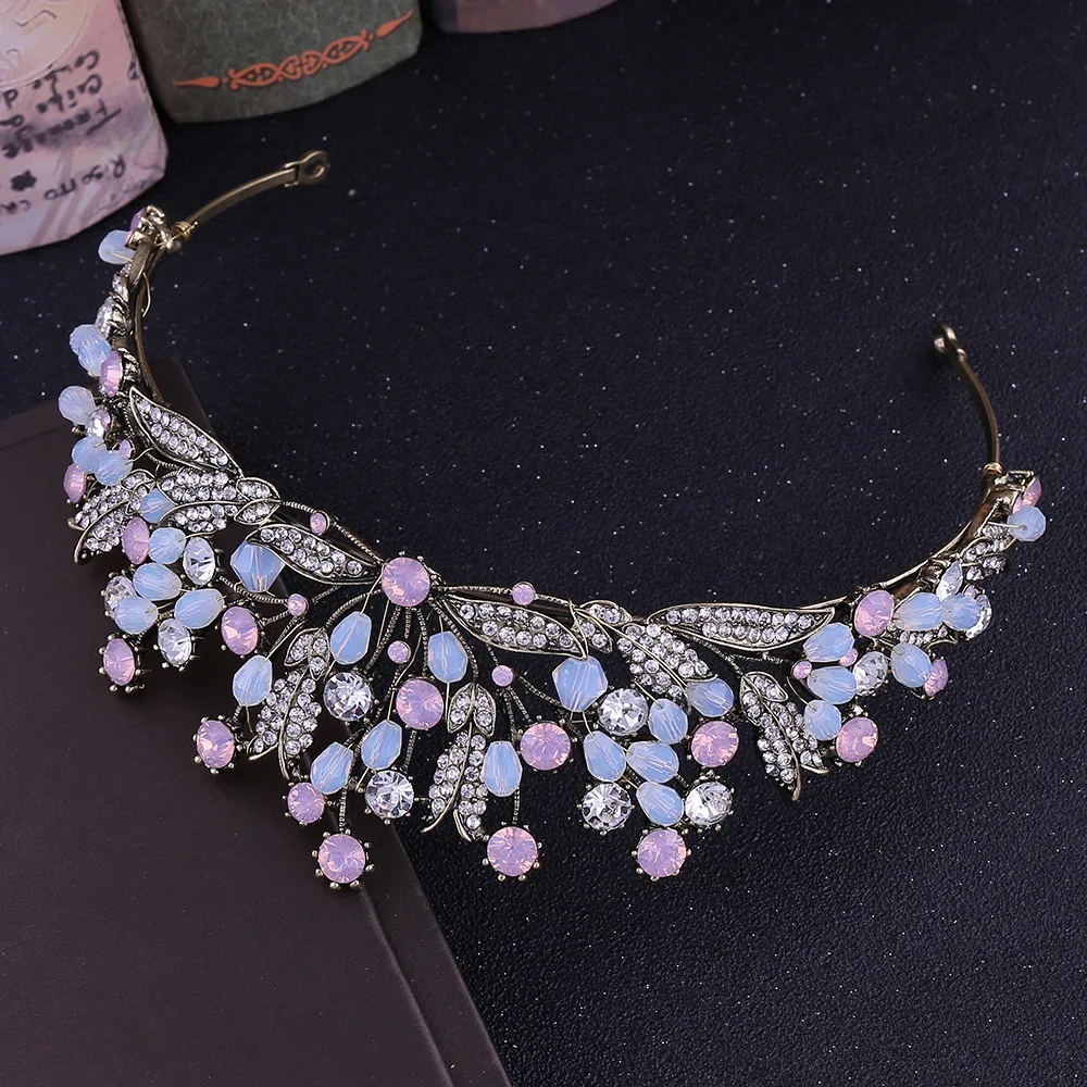Title 3, Handmade Baroque Vintage Rhinestone Crown, idea...