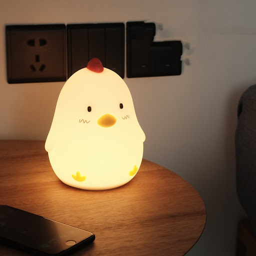 Title 3, Silicone Toy Touch Night Light, a safe and soft...