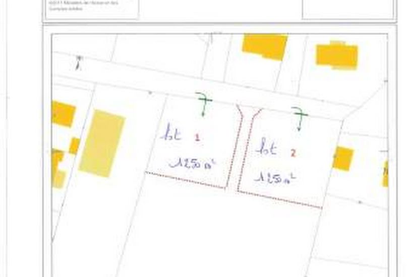  Vente Terrain à bâtir - 1 250m² à Saint-Hilaire-du-Harcouët (50600) 