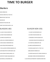 Time To Burger menu 8