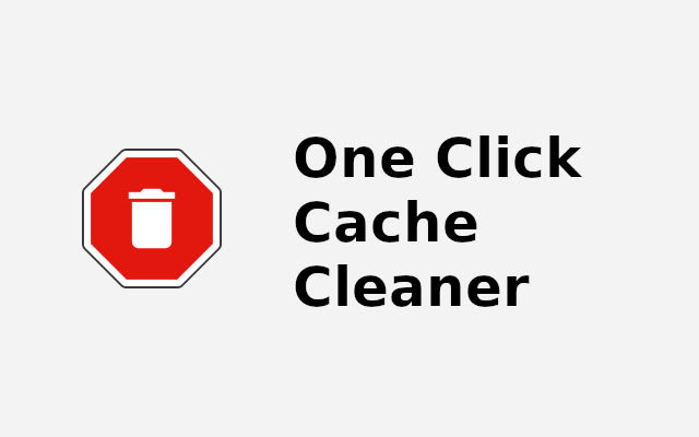 One Click Cache Cleaner by Antonio Viola chrome extension