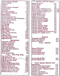 Hotel Bandish Palace Bar & Restaurant menu 1