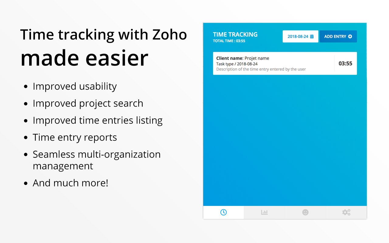 Zoho Books Easier Time Tracking Preview image 4