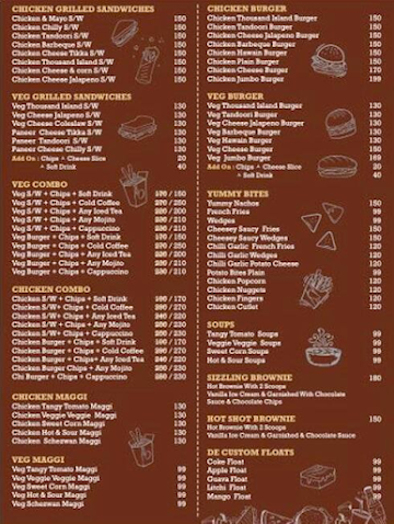 De Kettle Cafe menu 