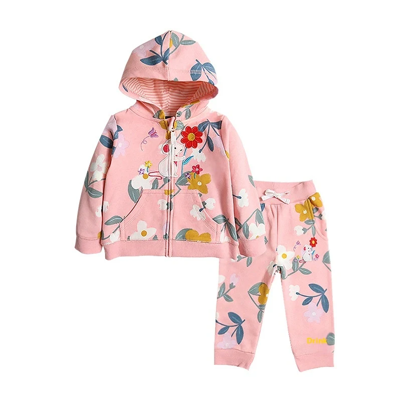 Ensemble de survêtement à capuche pour bébé, deux pièces. Sweat et pantalon de sport pour enfants. Confortable et idéal pour le sport et les jeux.