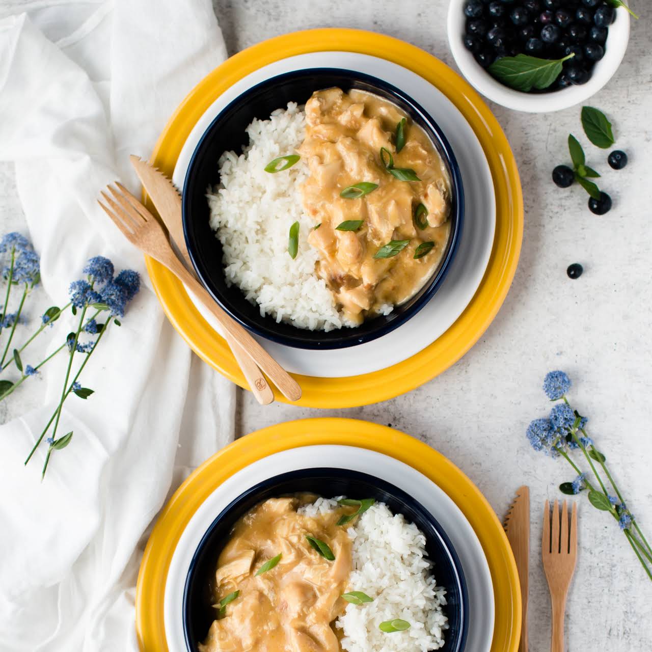 Slow Cooker Chicken & Gravy  more than rice