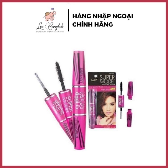 Chuốt Mi Mascara Mistine Super Model Thái Lan - Giúp Dài Mi, Dày Mi Hiệu Quả - Lee Bangkok