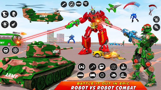 Screenshot Army Bus Robot Car Game 3d