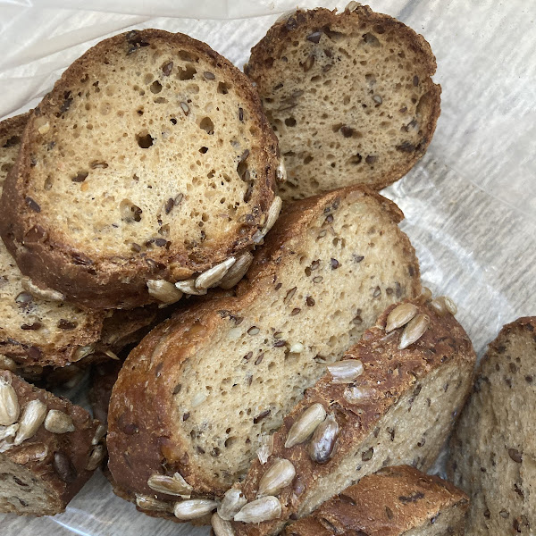 Seeded bread, sliced to order