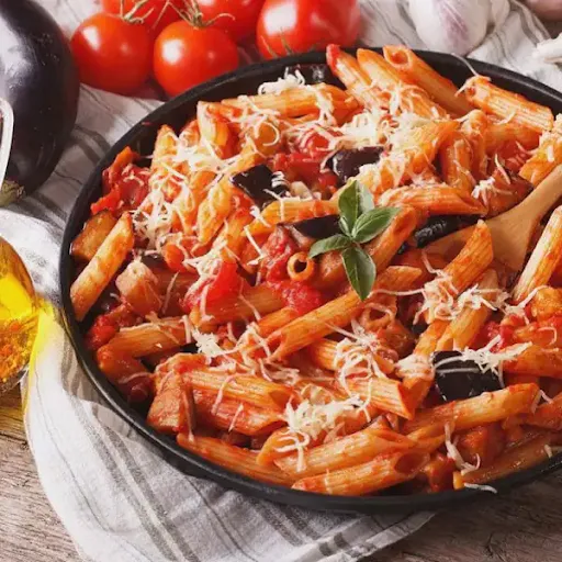 Cheese Chicken Penne Red Sauce Pasta