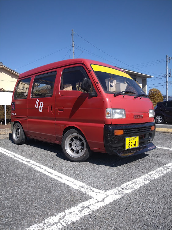 エブリイバンの58レーシング・箱☆組・oh!My農道レーサー・チャンプロードに関するカスタム事例の投稿画像1枚目
