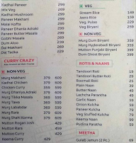 Urban Punjab menu 1