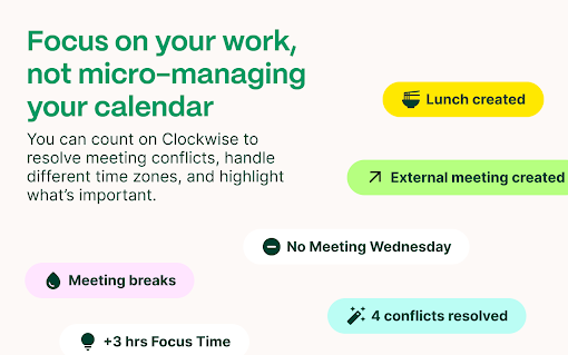 Clockwise: AI Calendar & Scheduling Assistant