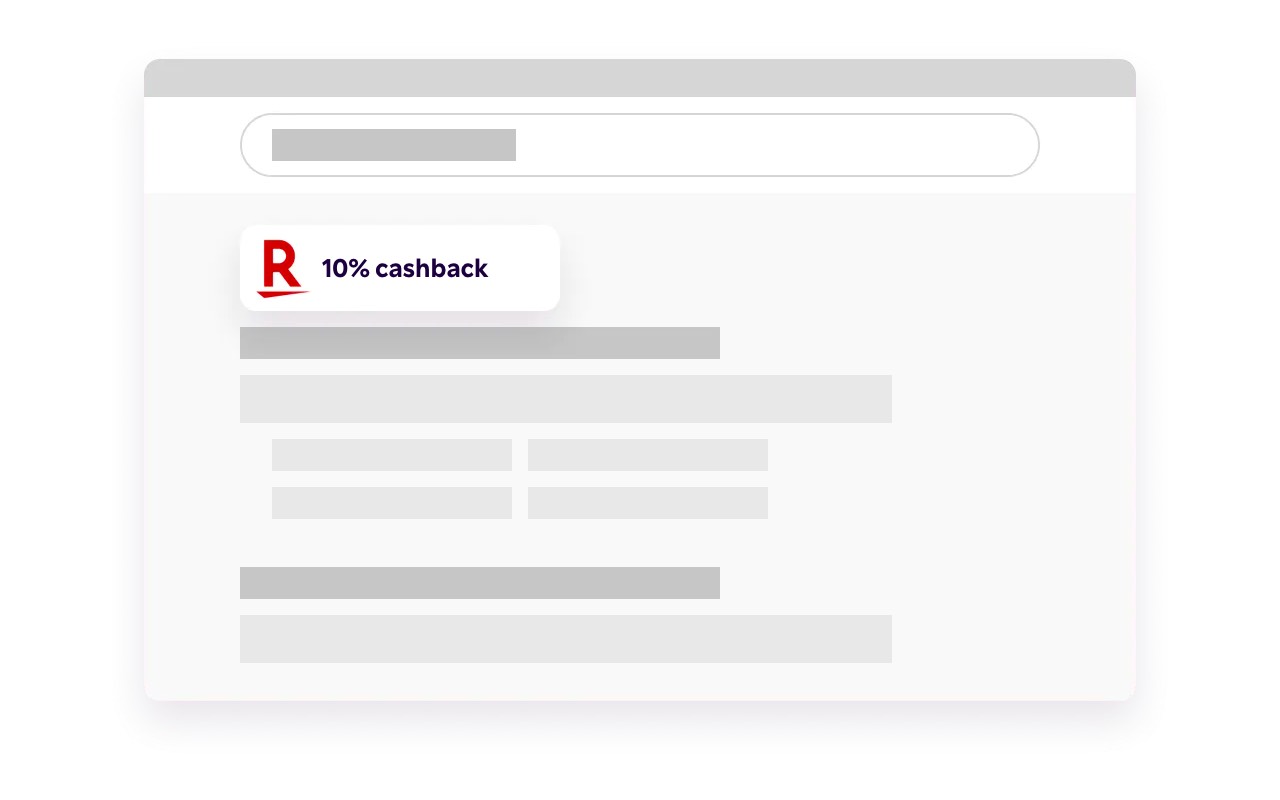 Rakuten Cashback: Browser Extension Preview image 1