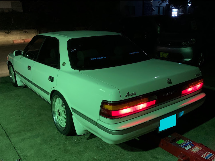チェイサーのエアコン修理・ツメ切り・BBS RG・車高調整・ホイール交換に関するカスタム事例の投稿画像12枚目