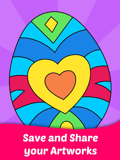 Code Triche Easter Egg Coloring Game For Kids APK MOD 3