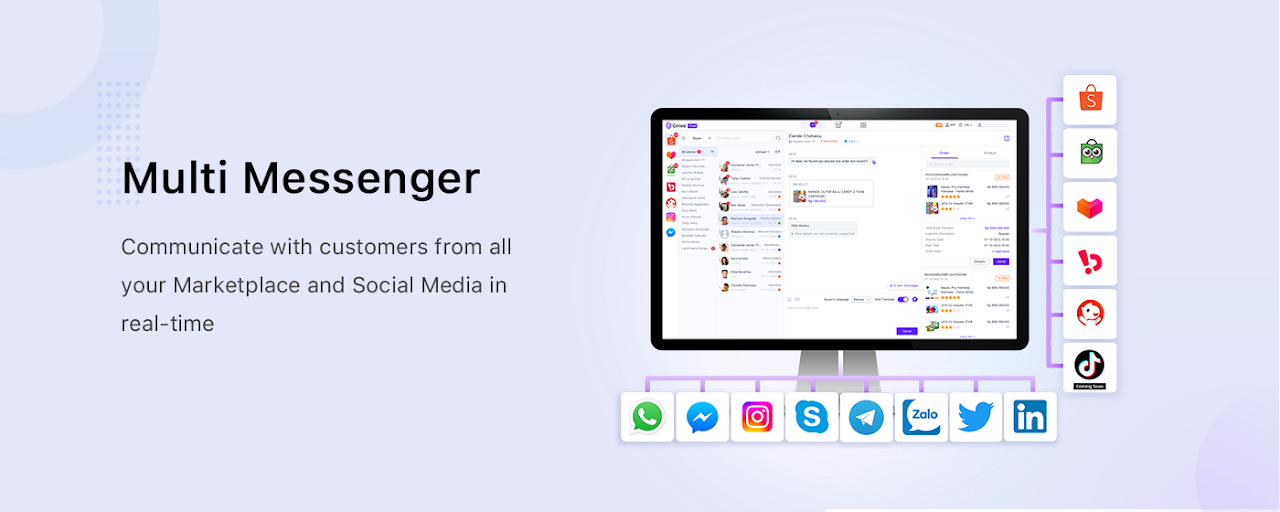 Ginee Chat - Multi Messenger for all Channels Preview image 2