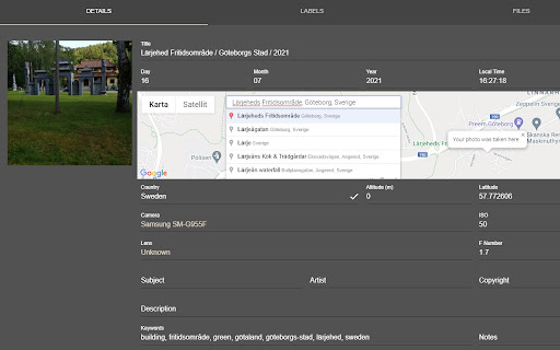 Geolocation Plugin for PhotoPrism