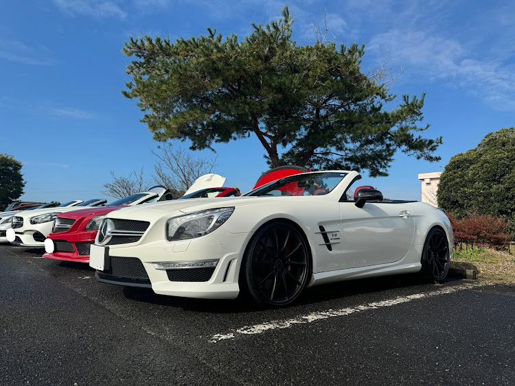 SLのSL63AMG・霞ヶ浦ふれあいランド・TEAM SL ツーリング・オープンカー倶楽部 関東・なめパックンに関するカスタム事例の投稿画像2枚目