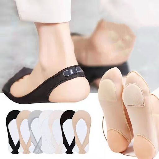 Title 2, Ice Silk Shallow Heels Invisible Socks Breathab...
