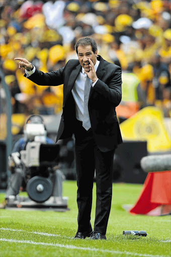 DEFINING MOMENT: Pirates coach Roger de Sa is relishing the big match in a tense Cairo