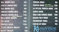 K 4 Nutrition Cafe menu 4