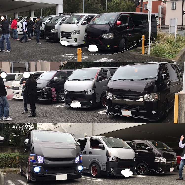 ハイエースバンのハイエース・200系ハイエース・オフ会・歓迎会・関東遠征に関するカスタム事例の投稿画像4枚目