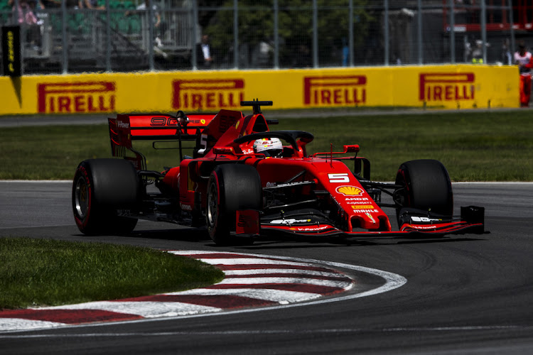 Sebastian Vettel put Ferrari on pole position at the Canadian Grand Prix