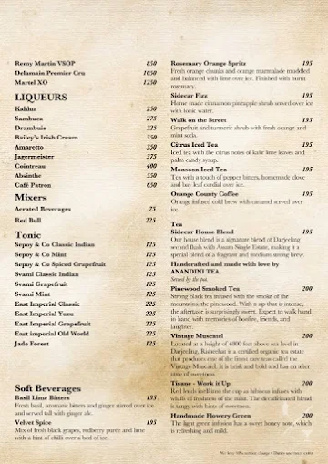 Sidecar menu 