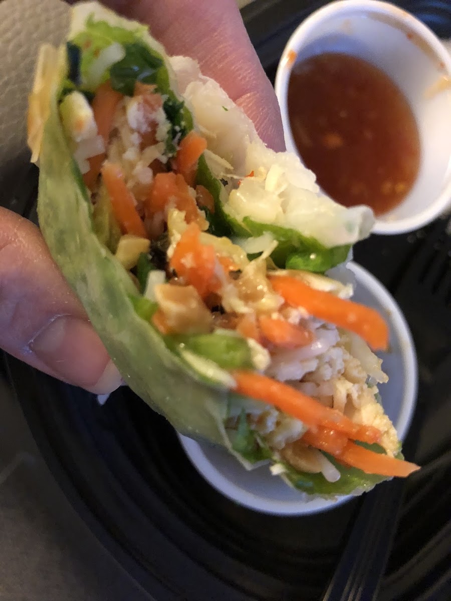 Gluten free spring roll