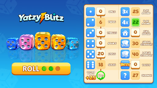 Screenshot Yatzy Blitz: Classic Dice Game