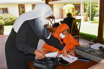 Voter registration ongoing in Arusha, Tanzania.