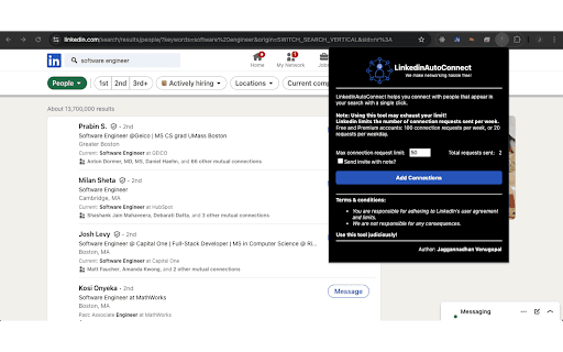 LinkedinAutoConnect