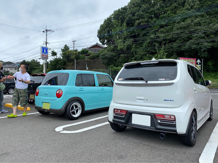 アルトラパンの長崎佐世保オフ会・九州アルトオーナーズクラブ・待ち合わせ〜合流・初対面・NAOさん車輌へ同乗❗️・佐世保バーガーで並ぶに関するカスタム事例の投稿画像8枚目