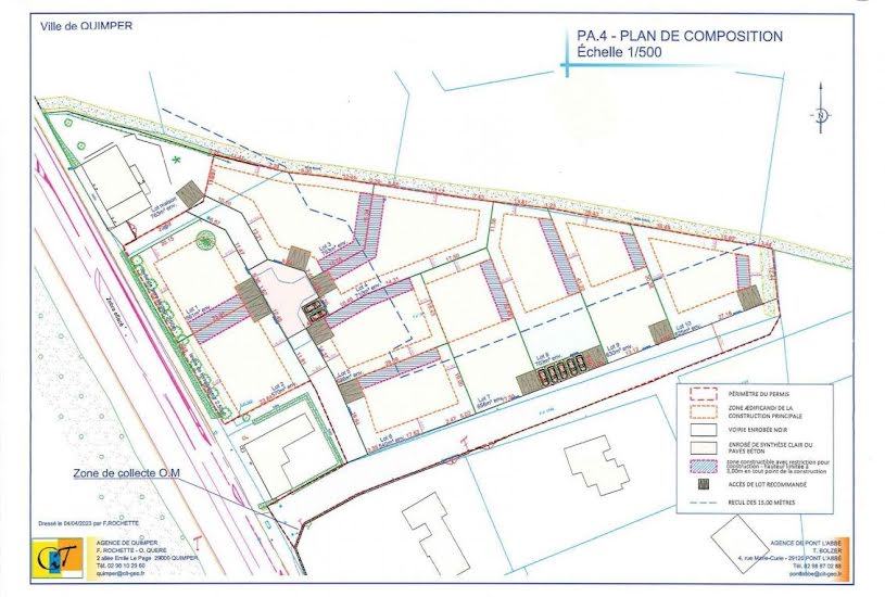  Vente Terrain à bâtir - à Quimper (29000) 