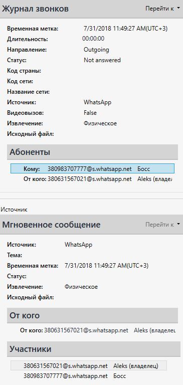 Скриншот созвона Алексея Левина с абонентом «Босс». Согласно анализу следователей и адвокатов потерпевших этот номер принадлежит Владиславу Мангеру